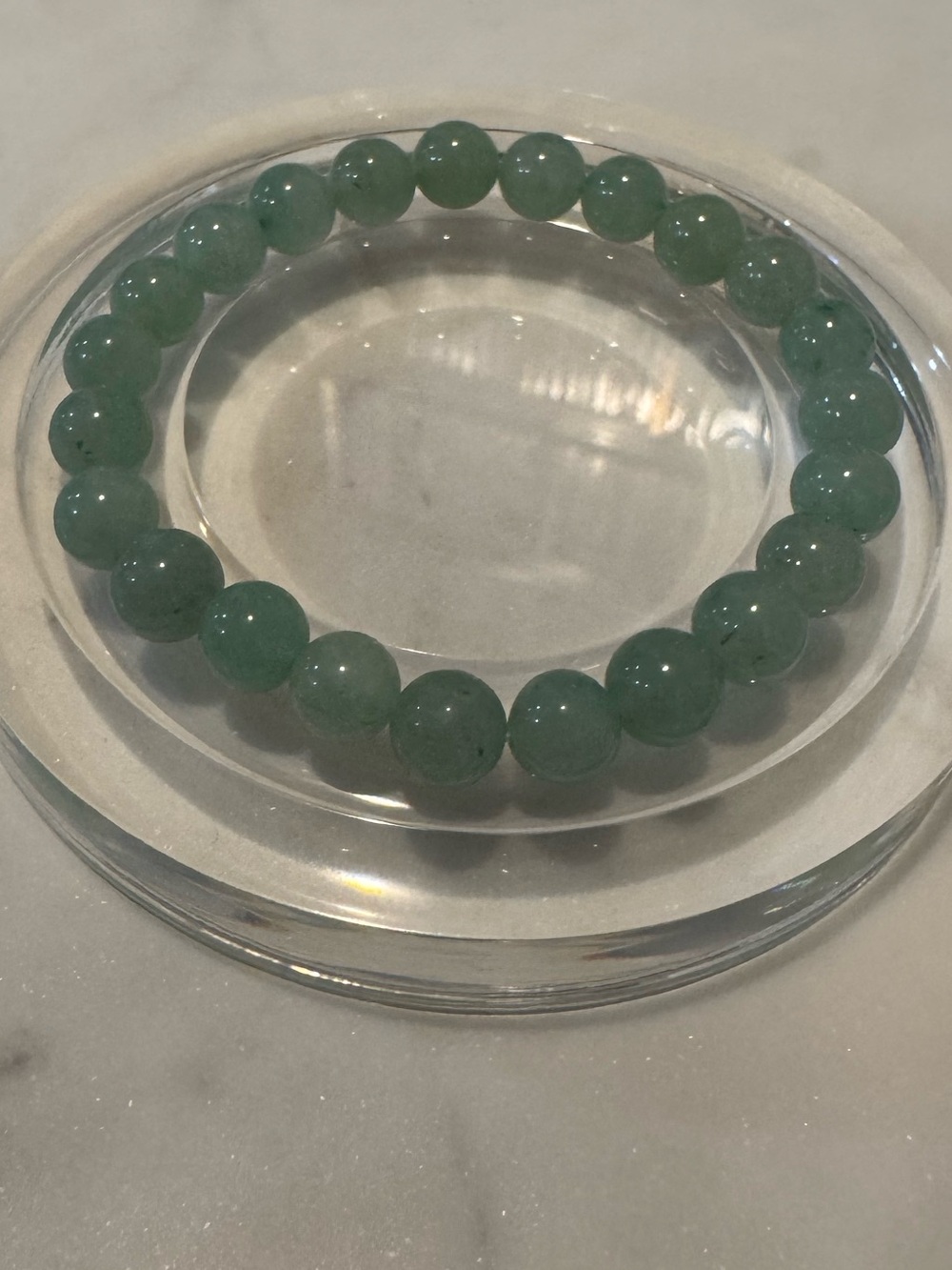 Green Aventurine Beaded Stretchy Bracelet